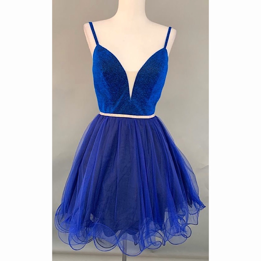 86945 Royal Blue Dress